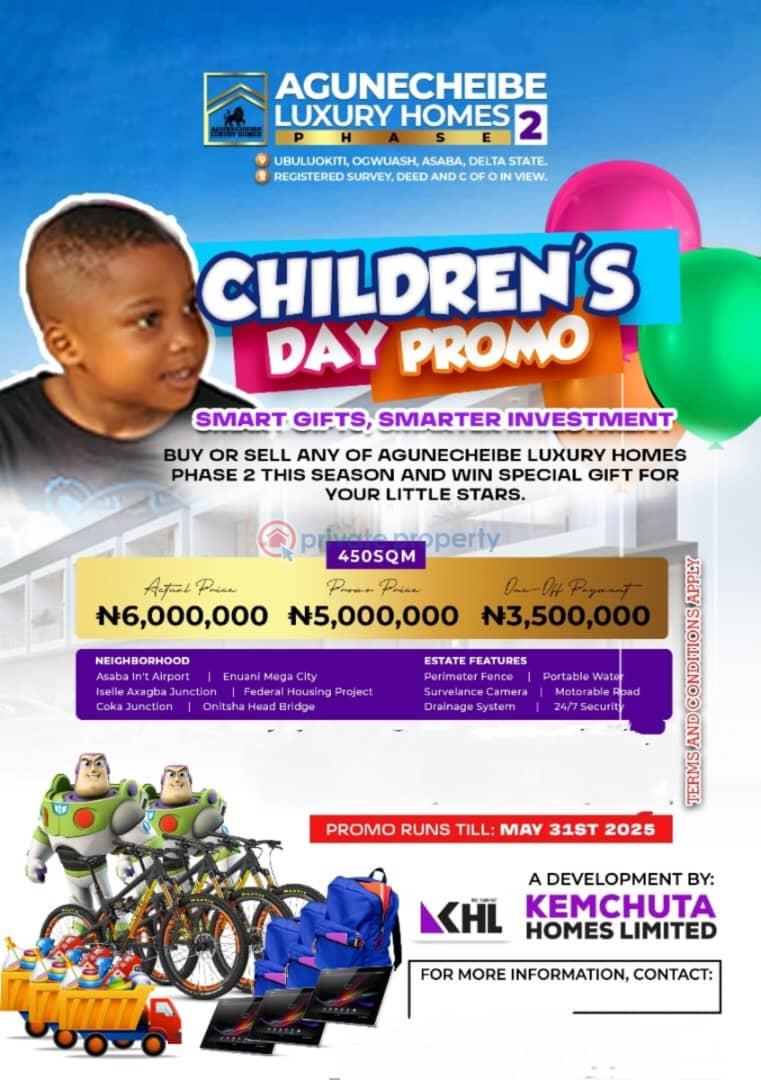 Residential Land For Sale Agunecheibe Luxury Homes Phase 2 Ubulu Okiti Ogwashi Close To Federal Housing Project Asaba Delta - 2