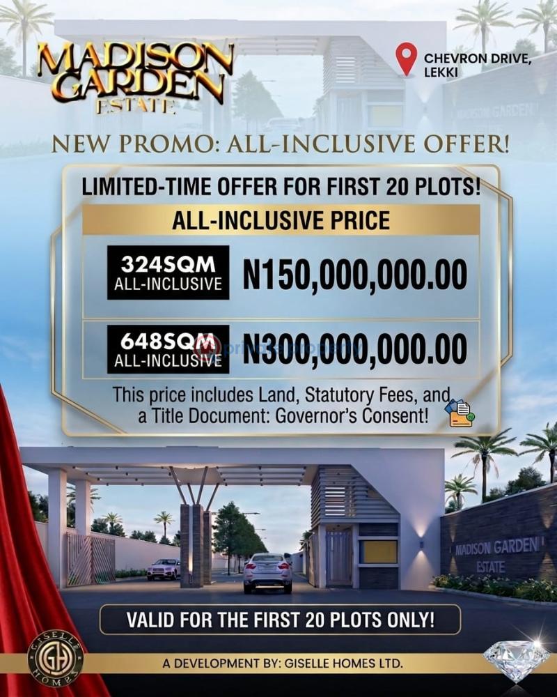 Residential Land For Sale Chevron Drive Lekki Lagos - 0