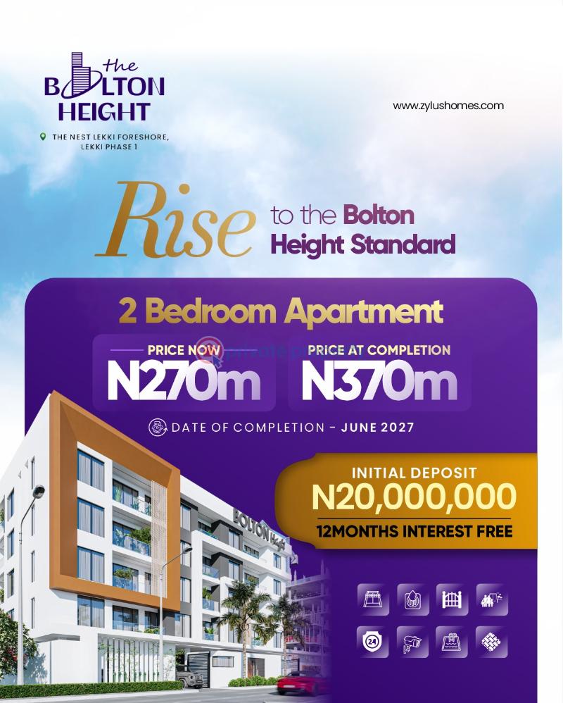 2 bedroom Block Of Flats For Sale Lekki Phase 1 Lagos - 2