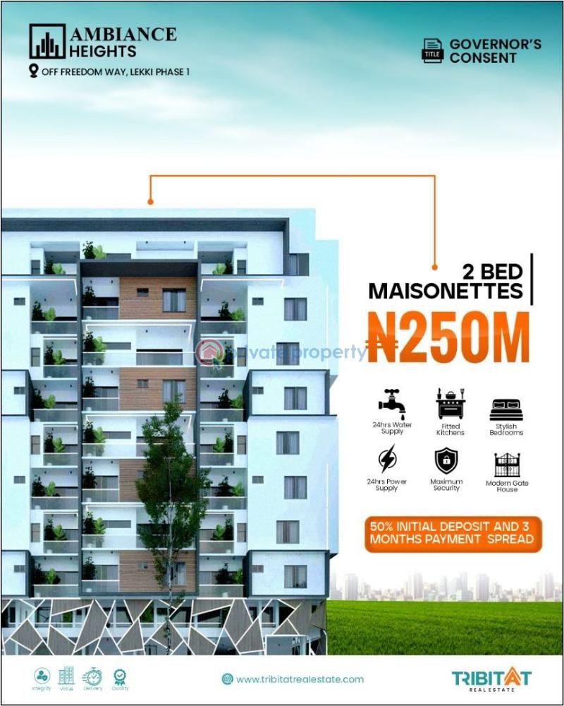 2 bedroom Maisonette For Sale Ambiance Heights, Off Freedom Way, Lekki Phase 1 Lagos - 3