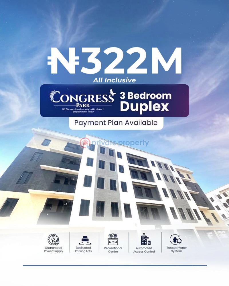 3 bedroom Block Of Flats For Sale Congress Park, Off Freedom Way Lekki Phase 1 Lagos - 13