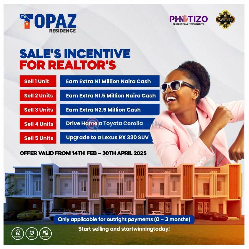 3 bedroom Terraced Duplex For Sale Topaz Residence, Abraham Adesanya Ajah Lagos - 1