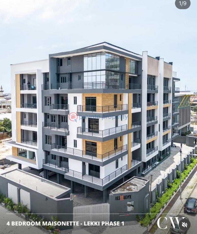 4 bedroom Block Of Flats For Sale Lekki Phase 1 Lagos - 1