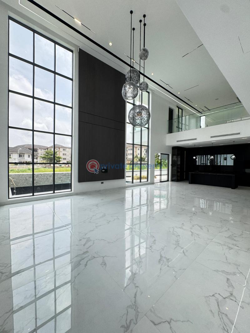 Magnificent 5 bedroom fully detached duplex with a bq and private cinema - 7 5 bedroom Detached Duplex For Sale Osapa Lekki Lagos - 7