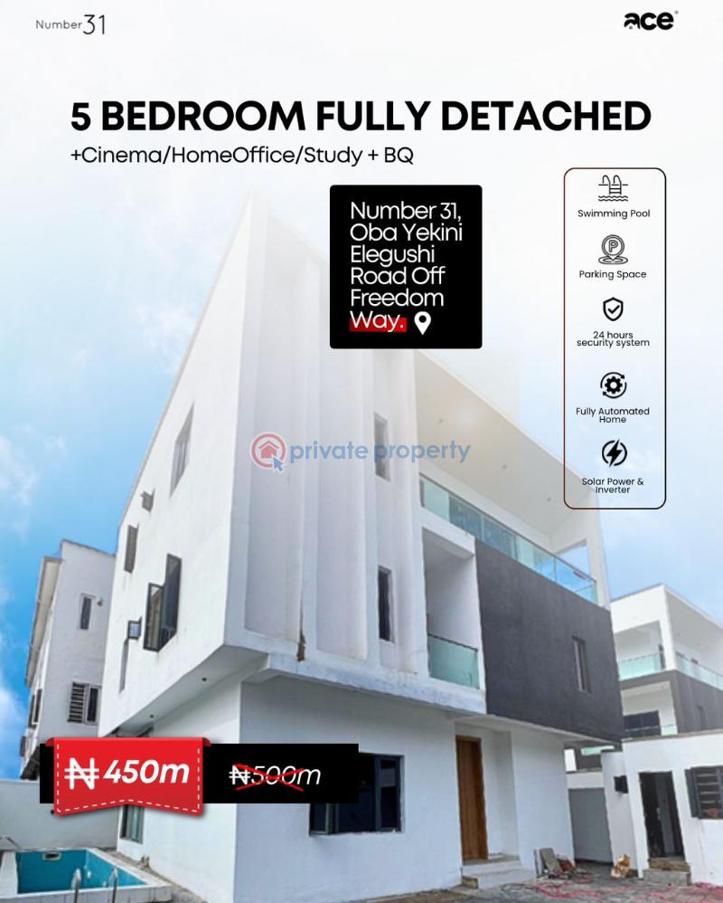 5 bedroom Detached Duplex For Sale Number 31, Off Freedom Way, Close To Oba Elegushi Palace, Lekki Phase 1 Lagos - 6