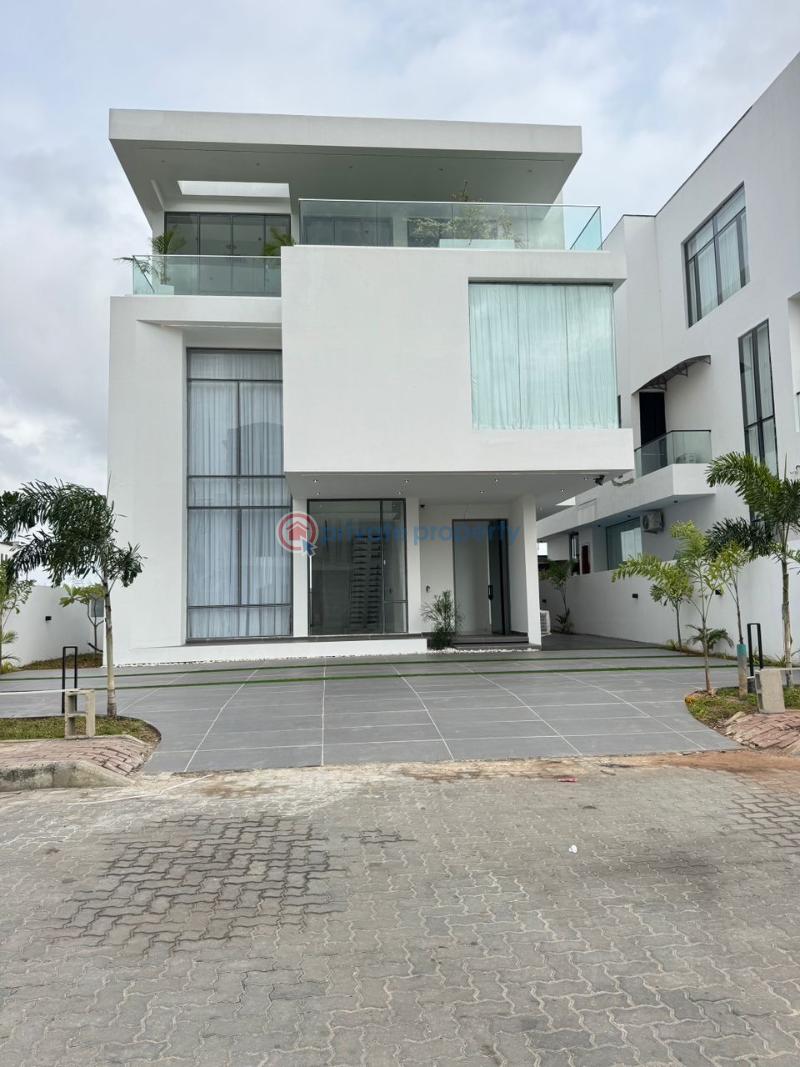 Magnificent 5 beds detached duplex  with a private pool, lounge, elevator, cinema & gym - 1 5 bedroom Detached Duplex For Sale Ikate Lekki Lekki Lagos - 1