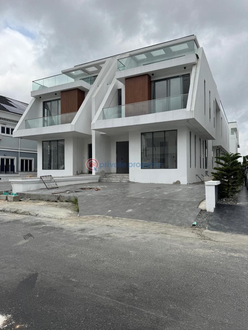 Magnificent 5 beds semi detached duplex  with a private pool, exterior lounge, elevator, cinema - 11 5 bedroom Semi detached Duplex For Sale Ikate Lekki Lekki Lagos - 11