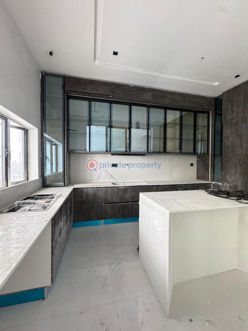 Magnificent 5 beds semi detached duplex  with a private pool, exterior lounge, elevator, cinema - 7 5 bedroom Semi detached Duplex For Sale Ikate Lekki Lekki Lagos - 7