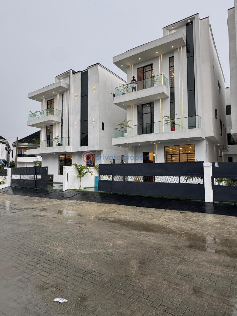 Magnificent 5 beds with a bq on two floors - 1 5 bedroom Detached Duplex For Sale Orchid Road Lekki Lagos - 1