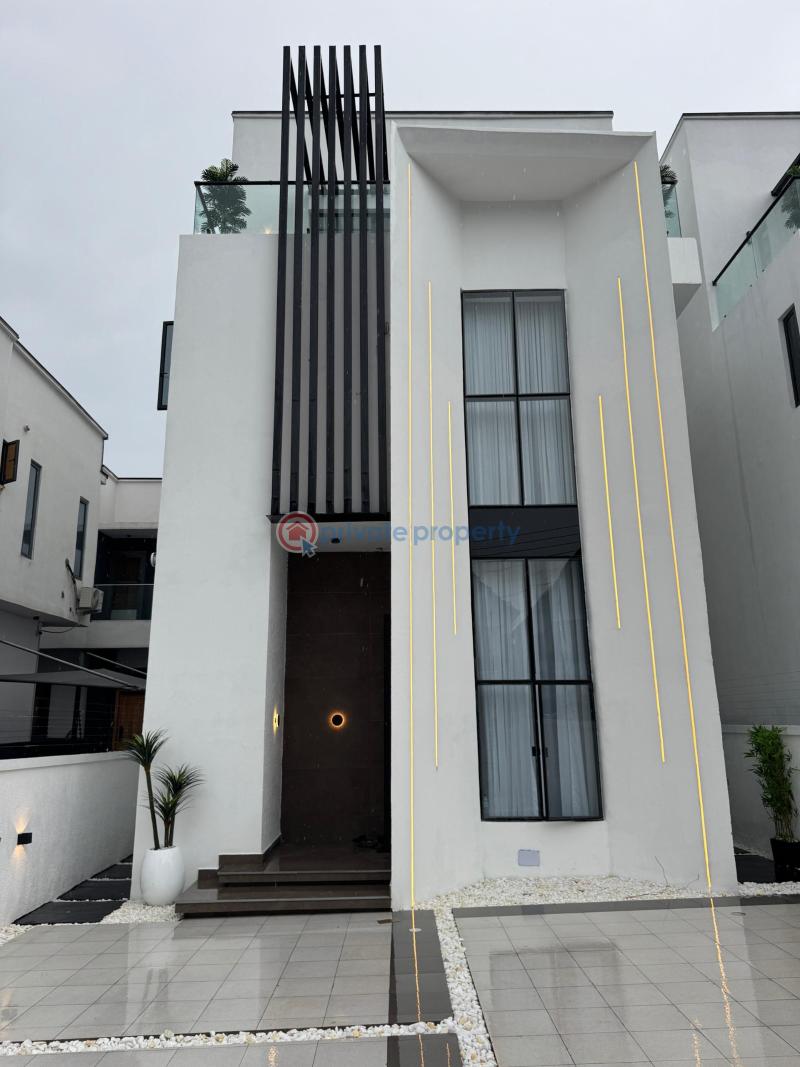 Magnificent 5 beds with a gym & pool on two floors - 2 5 bedroom Detached Duplex For Sale Orchid Road Lekki Lagos - 2