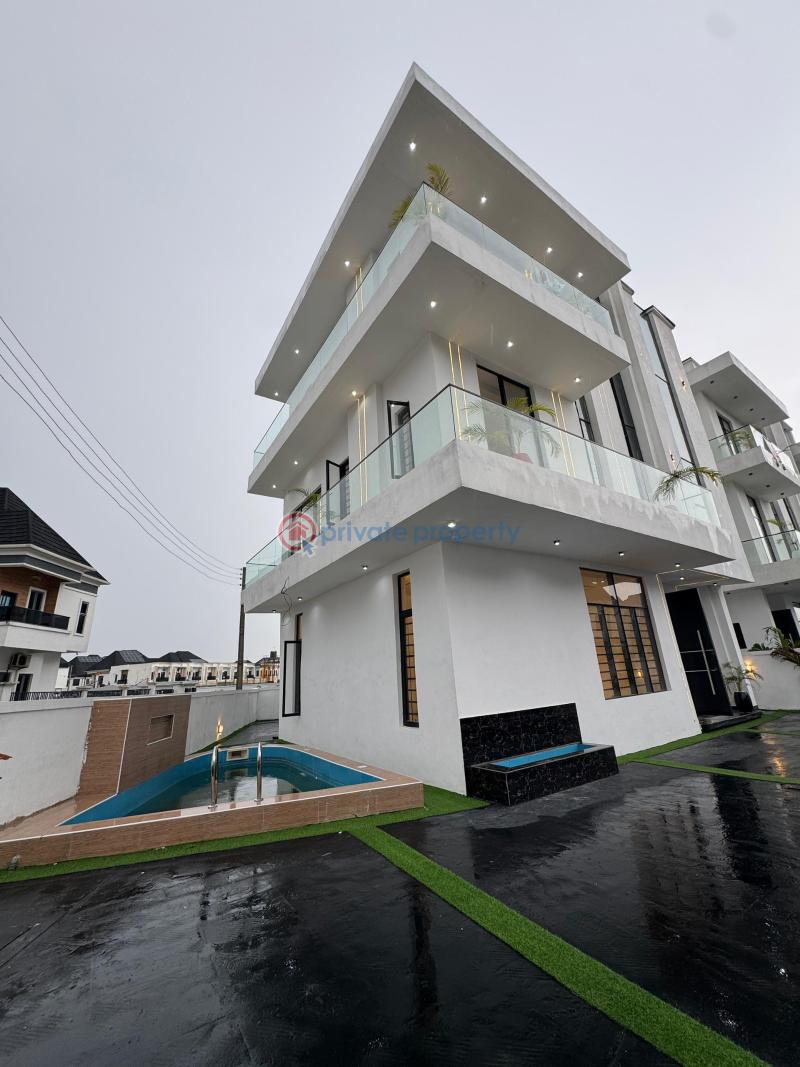 Magnificent 5 beds with a private pool - 0 5 bedroom Detached Duplex For Sale Orchid Road Lekki Lagos - 0