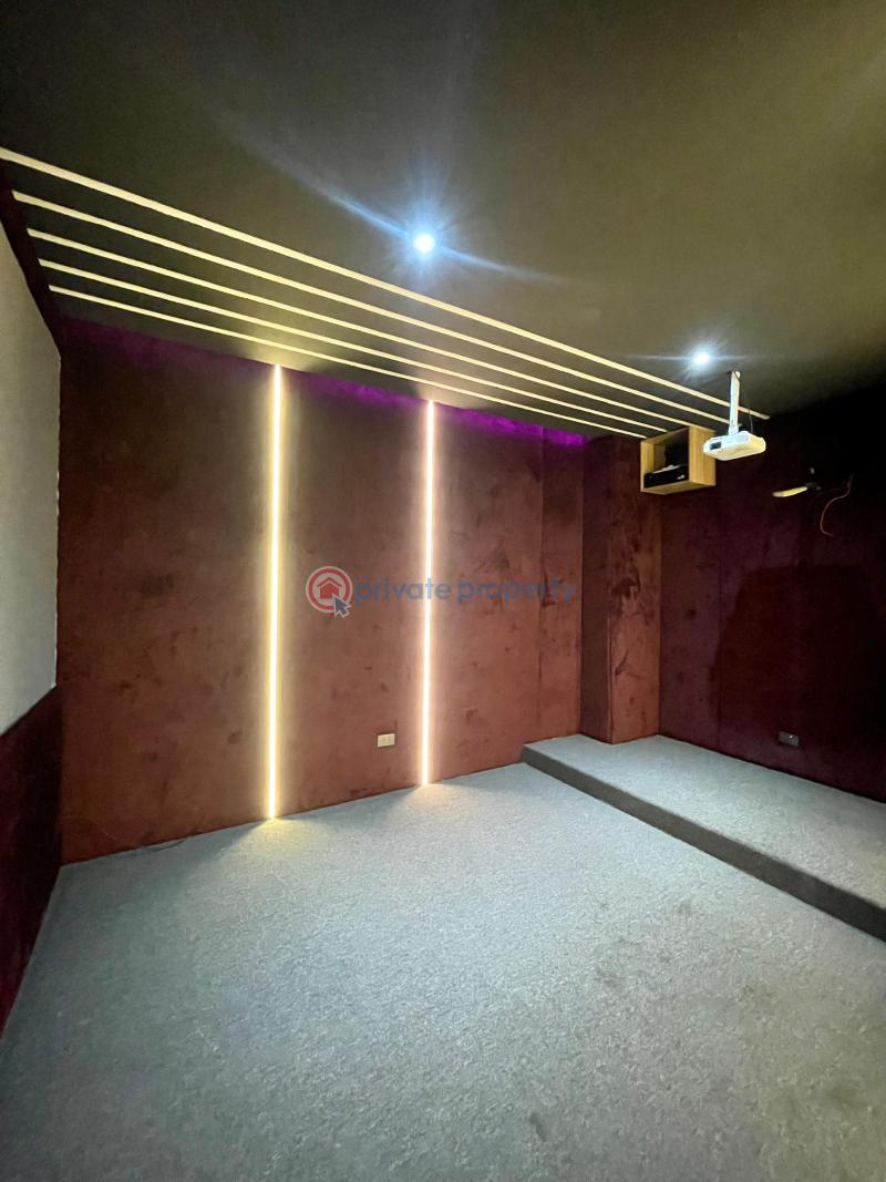 Magnificent 5bedroom detached mansion with cinema,pool,large compound for sale royal garden estate ajah - 8 5 bedroom Detached Duplex For Sale Estate Ajah Lagos - 8