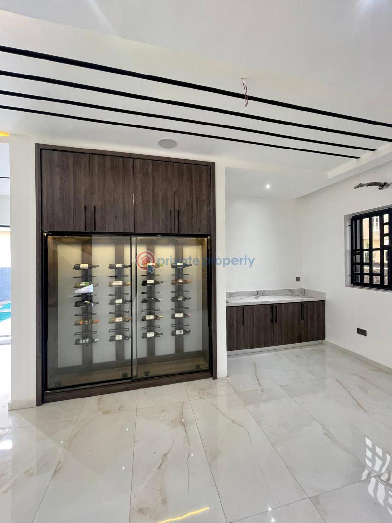 Magnificent 5bedroom detached mansion with cinema,pool,large compound for sale royal garden estate ajah - 4 5 bedroom Detached Duplex For Sale Estate Ajah Lagos - 4