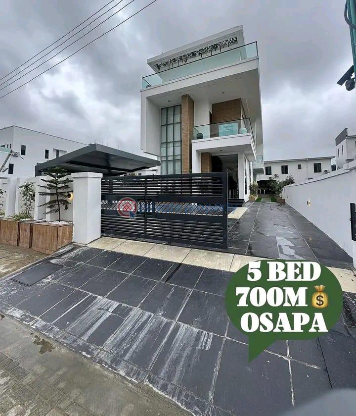 5 bedroom Detached Duplex For Sale Osapa Lekki Lagos