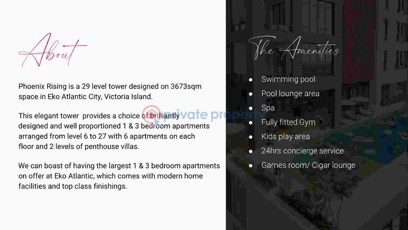 Maisonette penthouse in eko atlantic city - 4 bedrooms - 359 sqm - 42 months payment plan - 5 4 bedroom House For Sale Phoenix Rising Tower, Eko Atlantic City* Victoria Island Lagos - 5