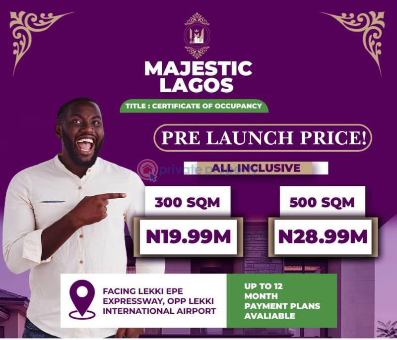 Residential Land For Sale Along Lekki Expressway Lagos