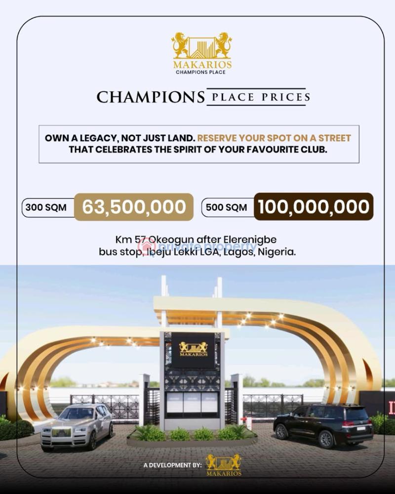Land For Sale Goldenflame Energy Direct Limited, Pan Atlantic University, Alaro City. Eleran Igbe Ibeju-Lekki Lagos - 0