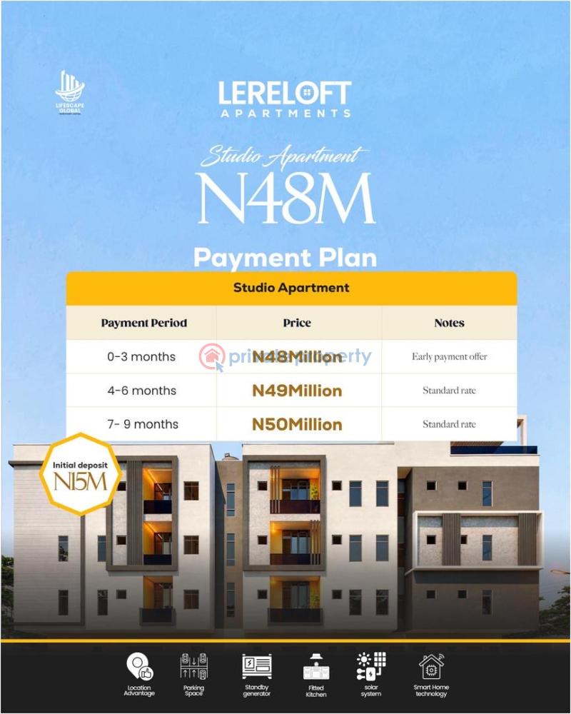 1 bedroom Block Of Flats For Sale Surulere Lagos - 1