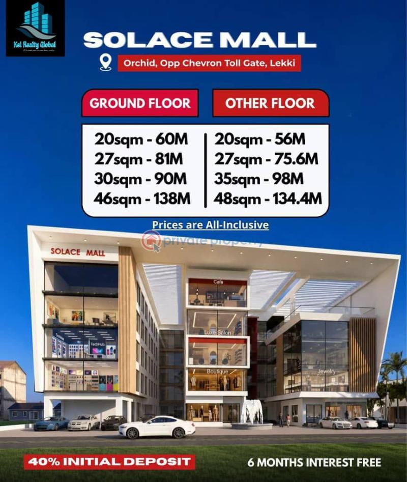 Mall/Complex/Plaza For Sale Opposite Chevron Toll Gate, Lekki, Lagos. Lekki Lagos - 0
