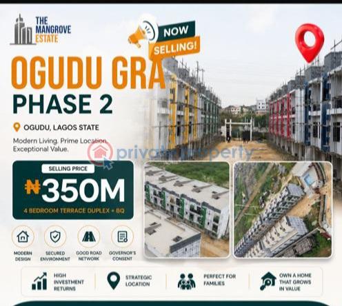 4 bedroom Terrace For Sale . Ogudu GRA Lagos - 2
