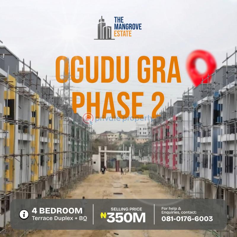 4 bedroom Terrace For Sale . Ogudu GRA Lagos - 0