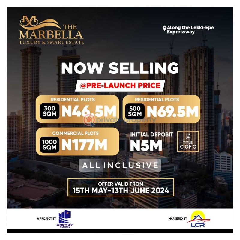 Mall/Complex/Plaza For Sale Fairmont Green & Smart Estate, Dangote Refinery,novare Mall,lekki Trade Zone,lakowe Golf,cocharis Group,pan Atlantic University Eleko Ibeju-Lekki Lagos - 0