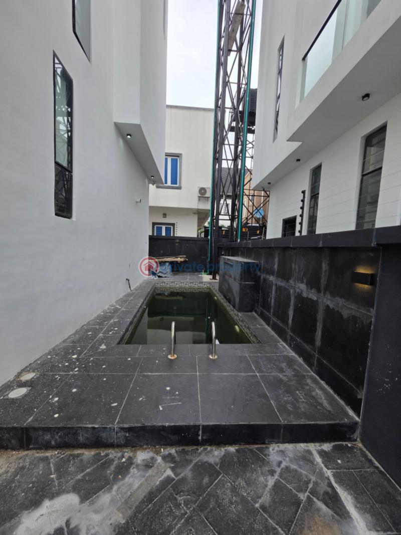 Massive 5 bedroom detached duplex with swimming pool + cinema - 9 5 bedroom Detached Duplex For Sale Osapa Lekki Lagos - 9