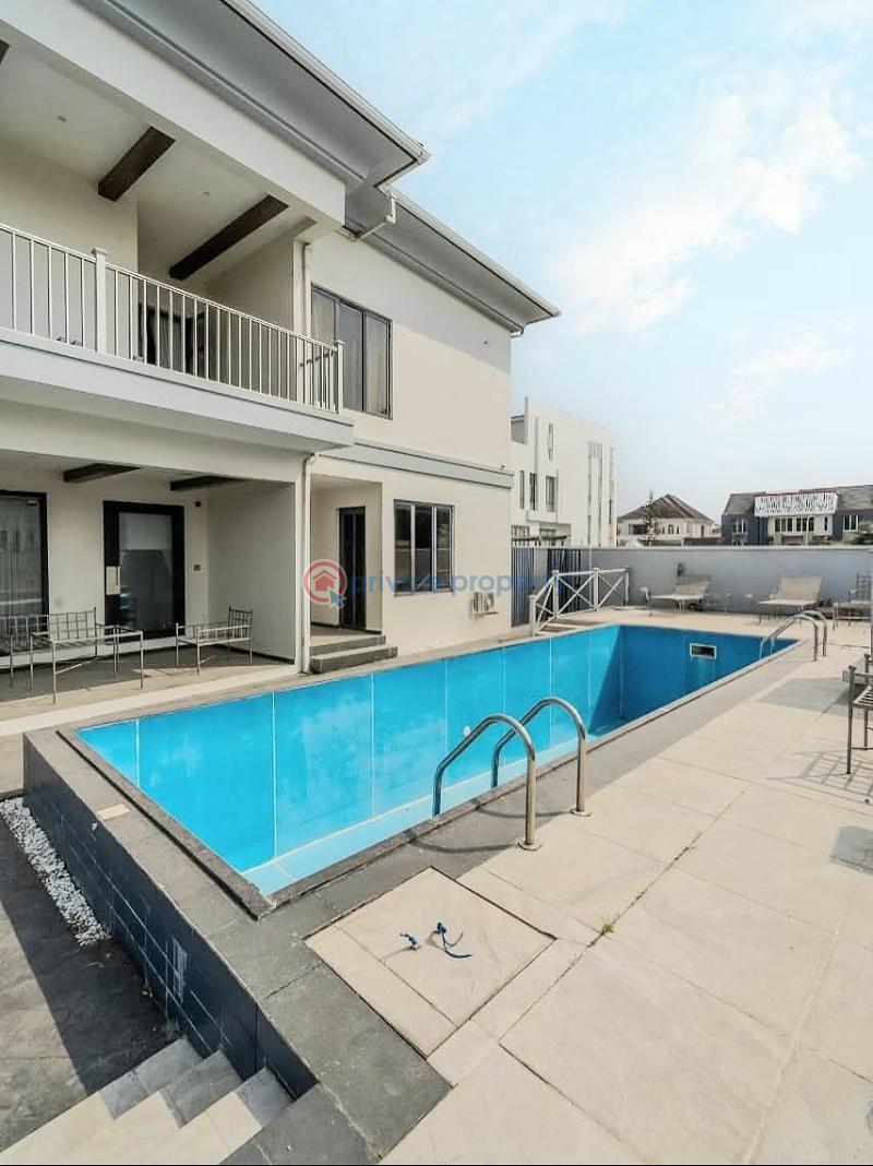 Massive 5 bedroom detached - 1 5 bedroom Detached Duplex For Sale Pinnock Beach Estate Osapa London Lekki Lagos - 1