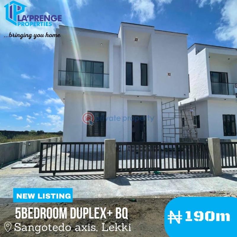5 bedroom Detached Duplex For Sale Sangotedo Axis Lekki Phase 2 Lagos - 0
