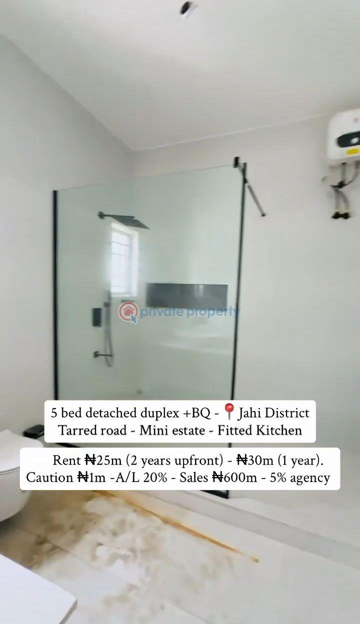 5 bedroom Detached Duplex For Rent Jahi Navy Abuja Jahi Abuja Phase 2  - 0