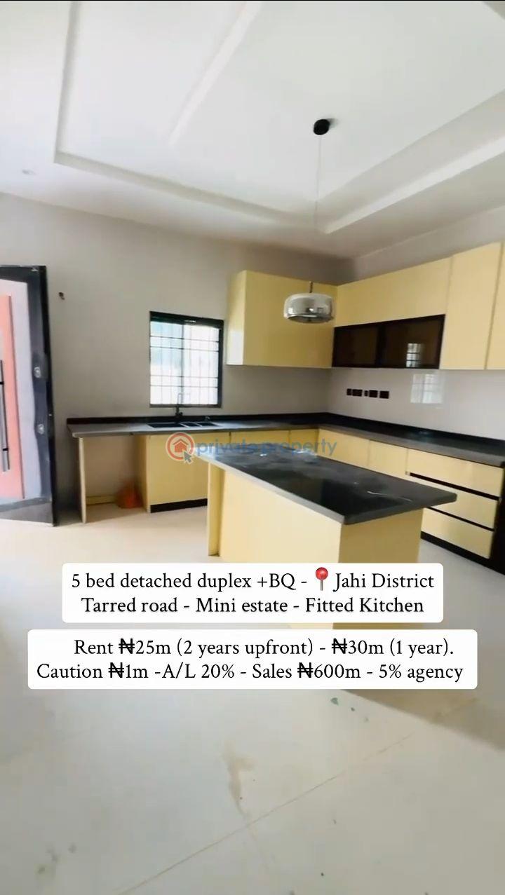 5 bedroom Detached Duplex For Rent Jahi Navy Abuja Jahi Abuja Phase 2  - 3