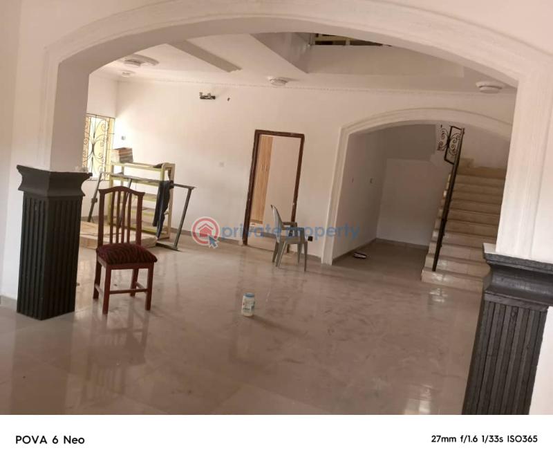Massive 6 bedrooms fully detached, bq with 15 cars packing space - 1 6 bedroom Duplex For Rent Peace Ville Estate Ajiwe Ajah Lagos - 1