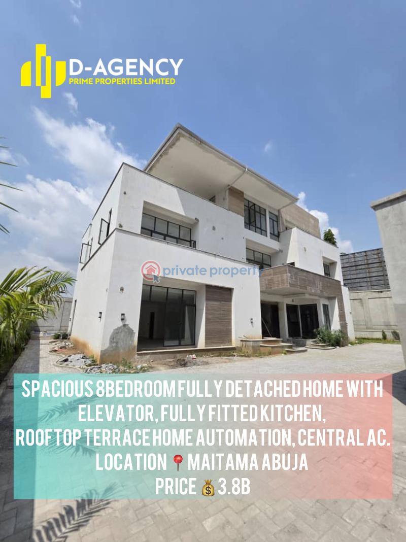 8 bedroom Detached Duplex For Sale Maitama Abuja Phase 1  - 0