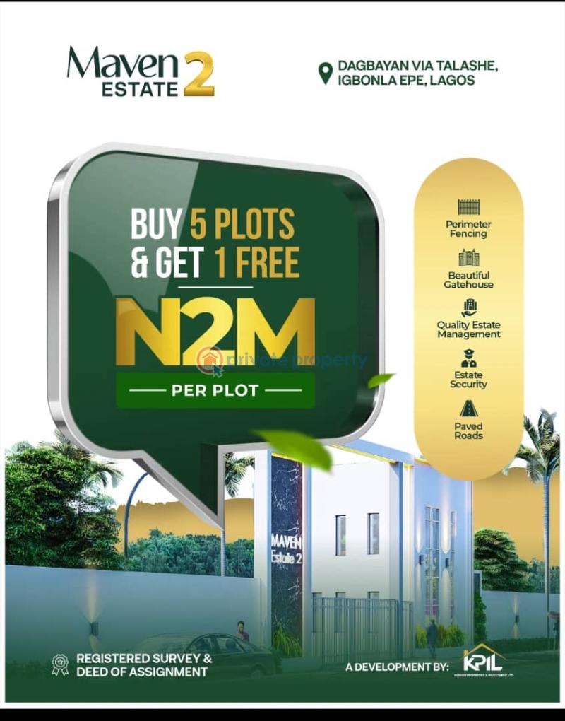 Mixed use Land For Sale Ilara Epe Lagos - 0
