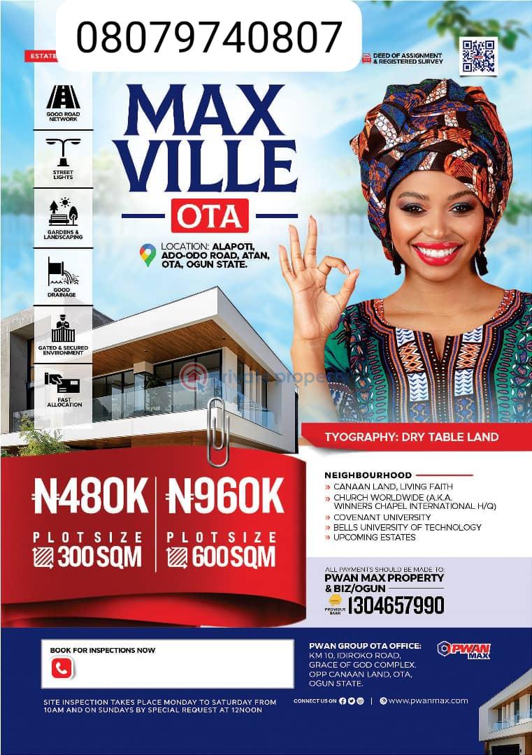 Mixed use Land For Sale Ota Ogun