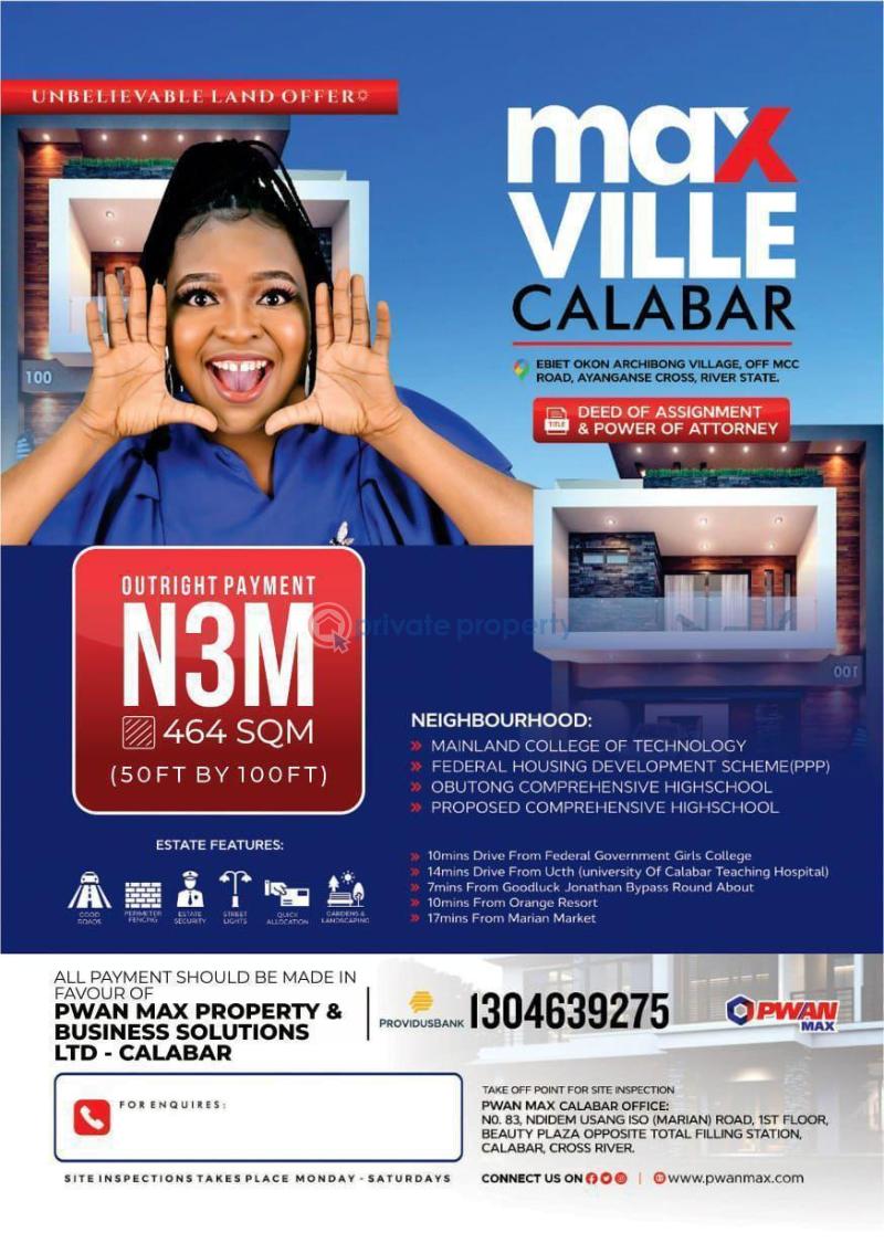 Mixed use Land For Sale Calabar Cross River