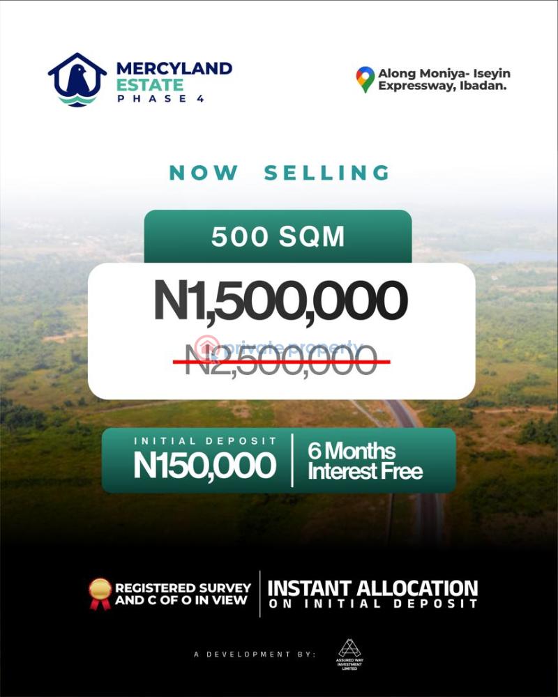 Mixed use Land For Sale Mercyland Estate Phase 4 Directly Facing Road Moniua Moniya Ibadan Oyo - 5