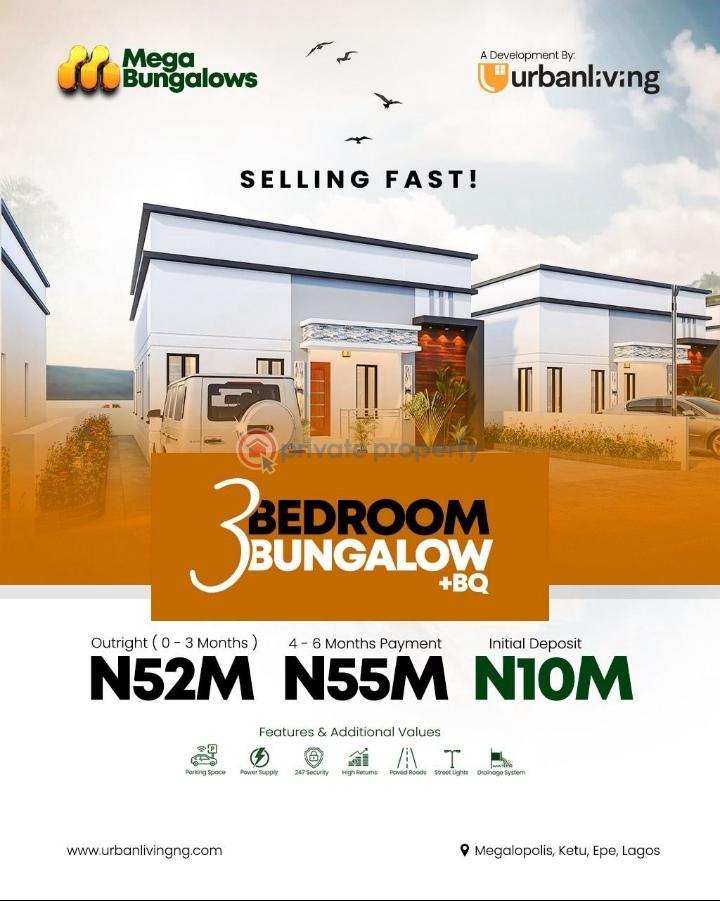 3 bedroom Bungalow For Sale Megalopolis, Ketu Epe, Epe Lagos - 0