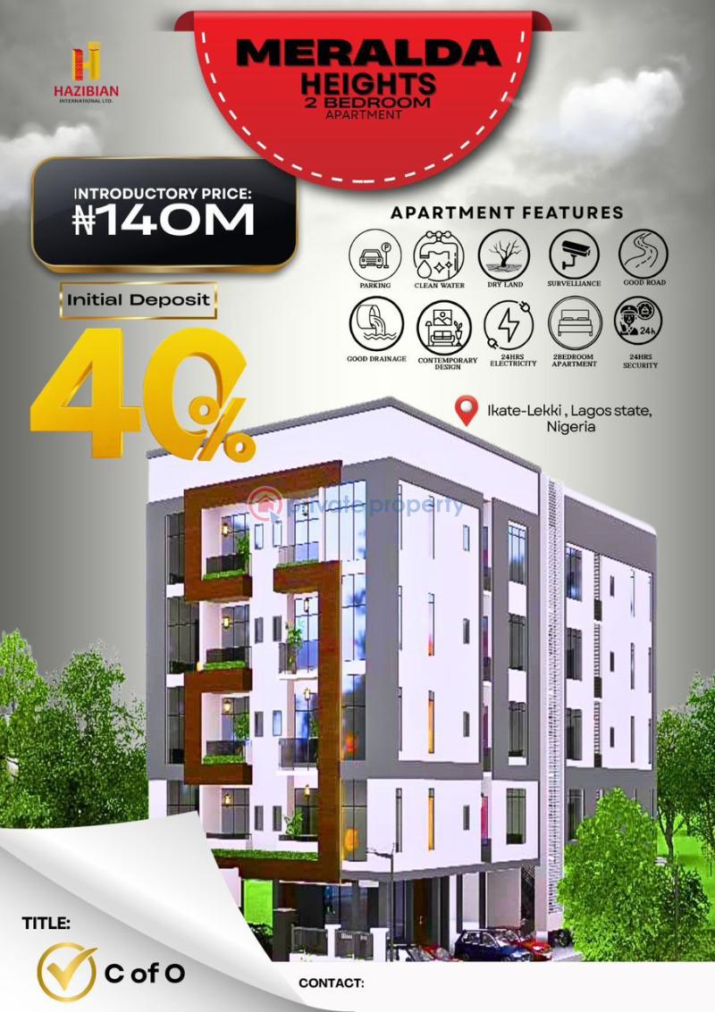 2 bedroom Flat & Apartment For Sale Freedom Way Via Ikate Lekki Lekki Lagos