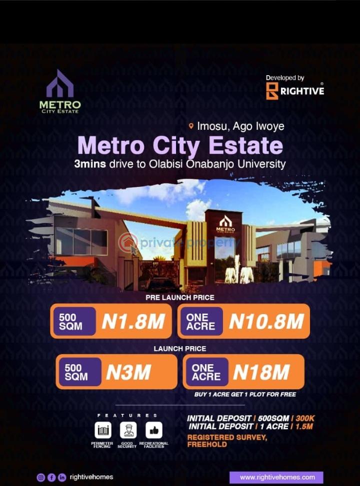 Residential Land For Sale Imosu, Ago Iwoye Ijebu Ogun - 2