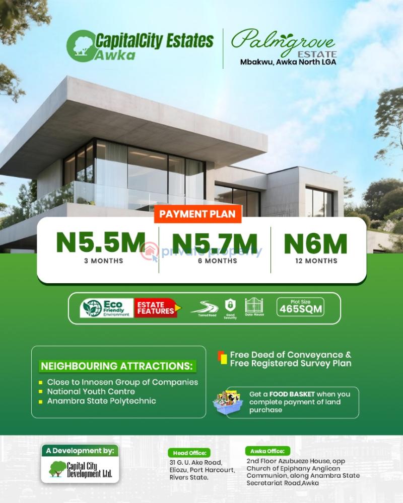 Residential Land For Sale Awka North Anambra