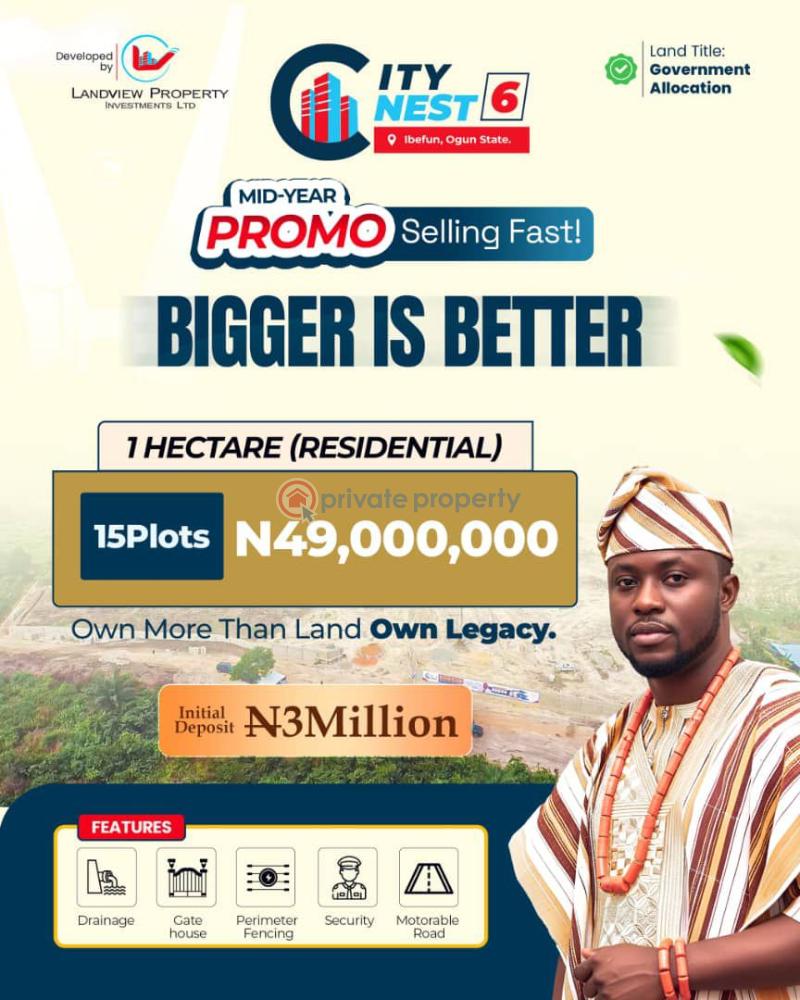 Mixed use Land For Sale Citynest Phase 6 Estate Off Ijebu Ode Road Ogun State Odogbolu Ogun - 4