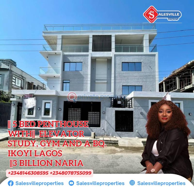 5 bedroom Penthouse For Sale Ikoyi Lagos - 0