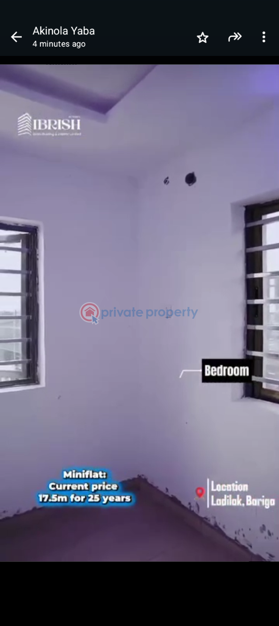 1 bedroom Mini Flat For Rent Bariga Shomolu Lagos - 5