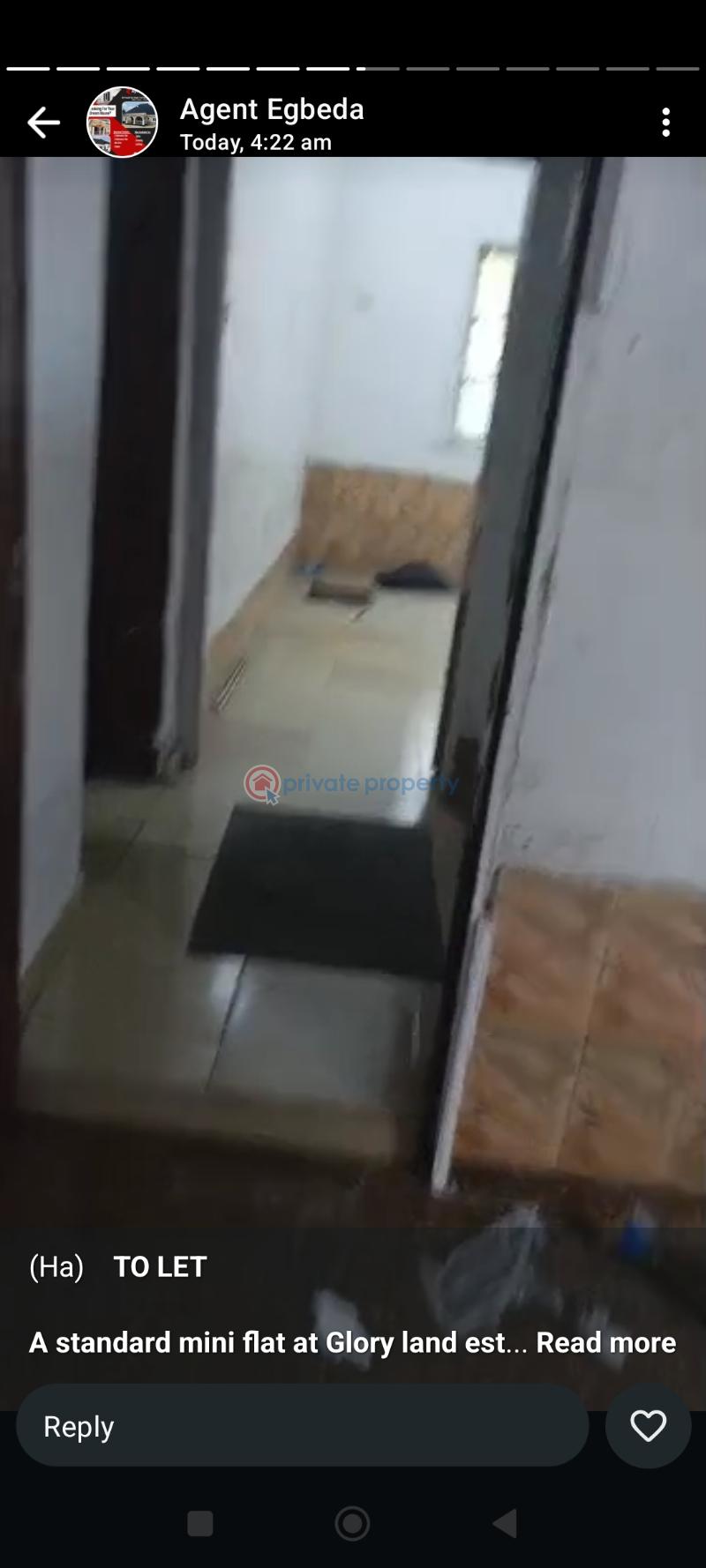 1 bedroom Mini Flat For Rent Gloryland Estate, Isheri Egbeda Isheri Egbe/Idimu Lagos - 3