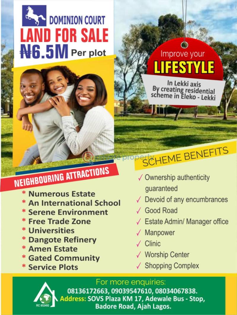 Land For Sale Eleko Ibeju Lekki Lagos Ibeju-Lekki Lagos - 6