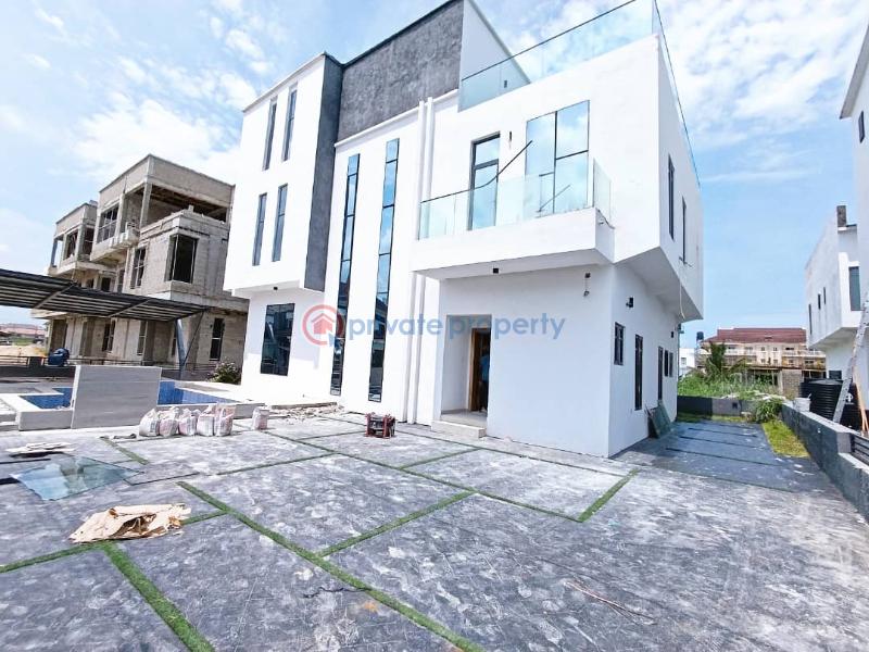 Modern 5-bedroom fully detached duplex with swimming pool - 17 5 bedroom Detached Duplex For Sale Osapa London Lekki Lagos - 17