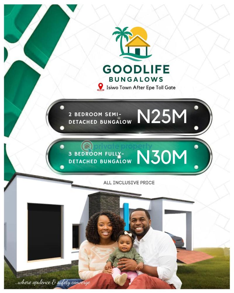 Bungalow For Sale Beautiful Off Plan 2 Bedroom Semi Detached Bungalows Ijebu Ogun - 2