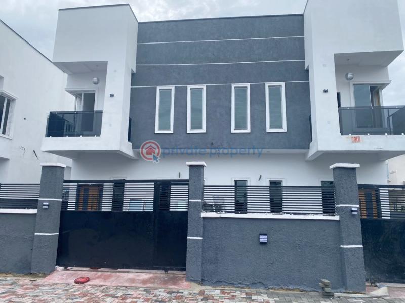 4 bedroom Semi detached Duplex For Sale Secure Estate At Chevron Lekki Chevron Drive Lekki Lagos - 0