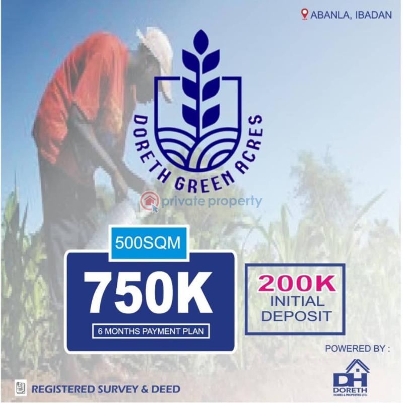 Commercial Land For Sale Peace Estate Abanla With Accessible Road Network Ibadan Oyo